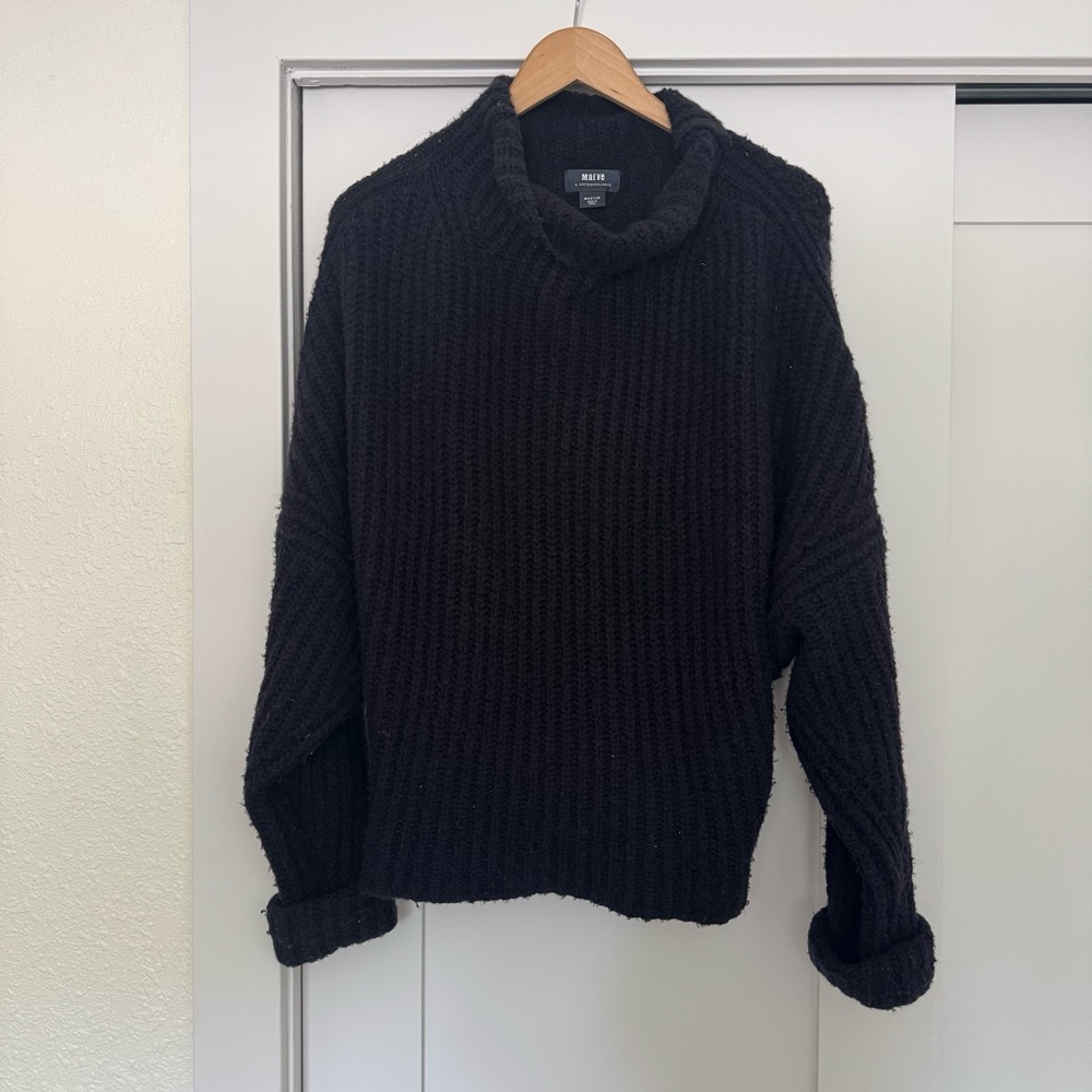 Anthropologie Maeve Wool Blend Cowl Neck Sweater Size‎ Meidum